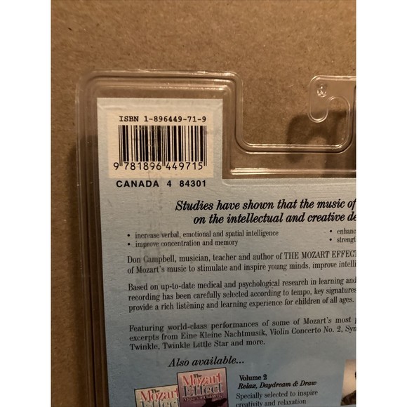 The Mozart Effect Music for Children - #1, Tune Up Your Mind Cassette Tape - Picture 5 of 10